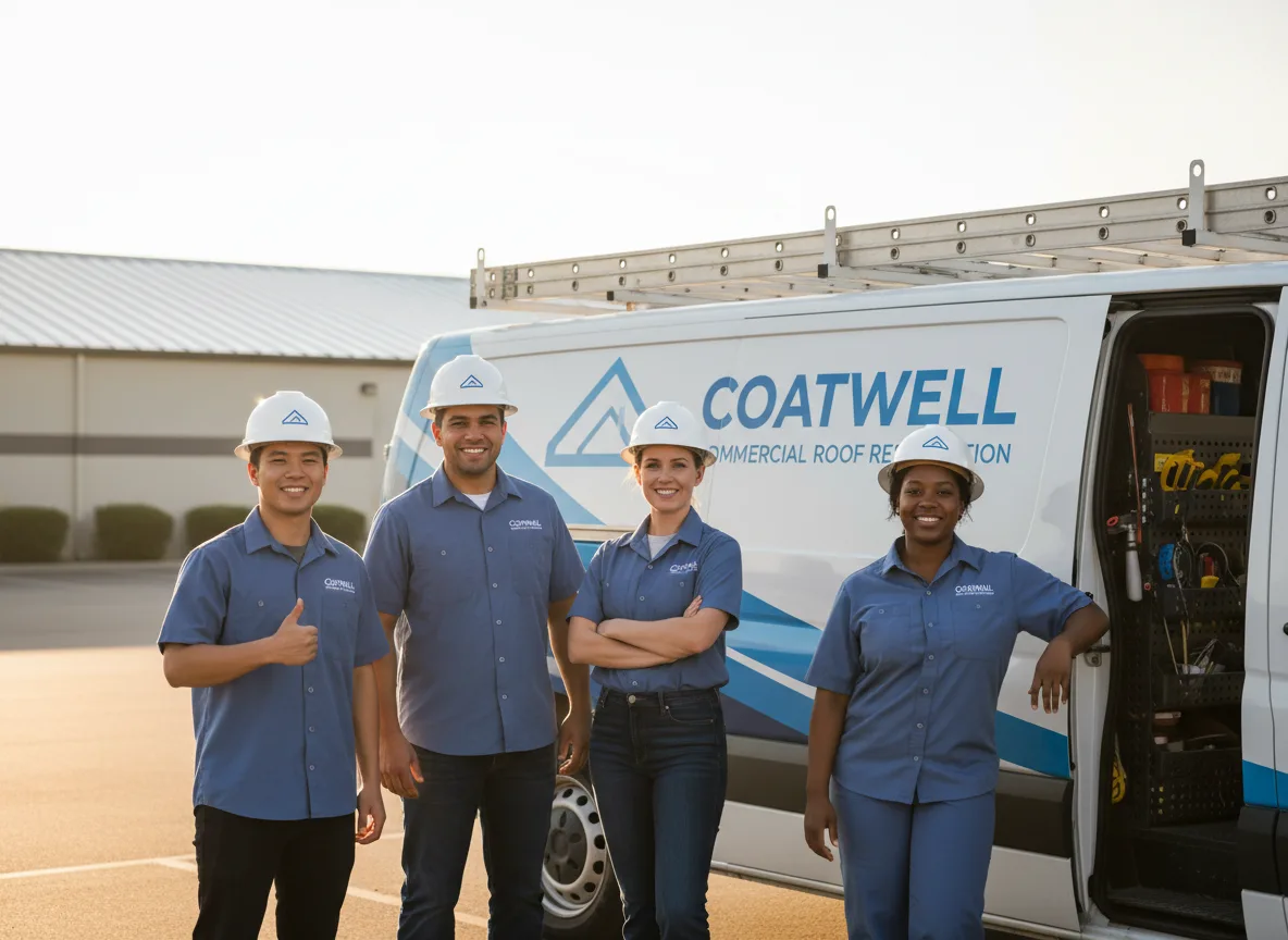 Commercial roof coating company in England, AR